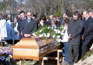 Pogrzeb Janiny Orze.