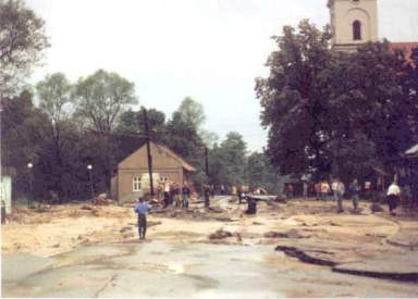 Droga w stron Bochni.9.07.1997 r.