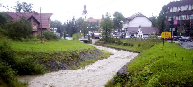 Potok Sanecki w dniu 29 lipca 2004 r.