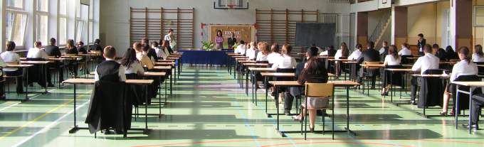 Egzamin gimnazjalny 2006 w Publicznym Gimnazjum w egocinie.