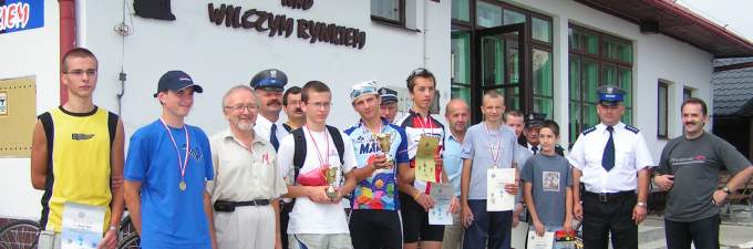 Kros rowerowy - Rozdziele 2006 - zawodnicy, organizatorzy, sdziowie.