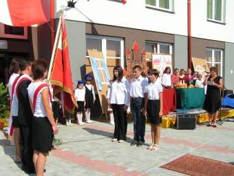 Ceremonia przekazania sztandaru.