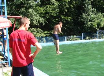 Na basenie w egocinie. 17.07.2007.