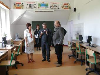 Minister Edukacji Narodowej w PSP w Bytomsku.