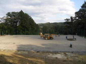 Budowa boiska - 20 wrzesie 2007 r.