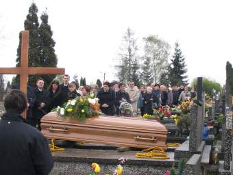 Pogrzeb Zofii Przenienioso.