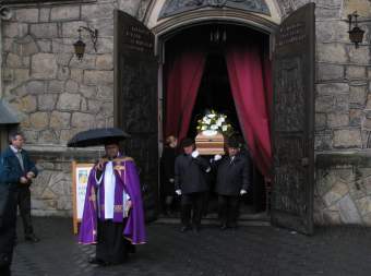 Pogrzeb Zofii Przenioso.