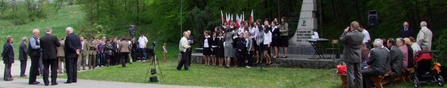 Uroczystoc zasadzenia Dbw Pamici w egocinie - 27.04.2009 r.