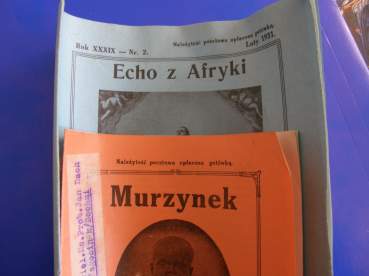 Broszury "Echo Afryki" i "Murzynek".
