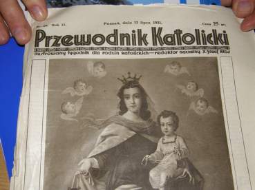 Winieta gazety "Przewodnik Katolicki" z 12.07.1931 r.