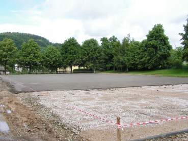 Budowa boiska - 22 maja 2009 r.