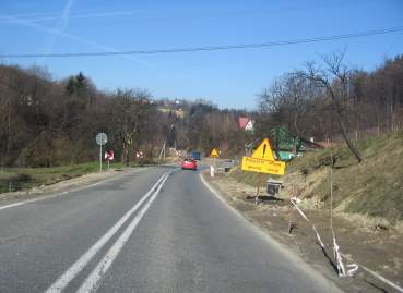 Droga w Nizowej - 7 kwietnia 2009