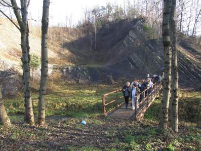 Zwiedzanie Geologicznego Parku Piaskowcw Grodziskich w egocinie.