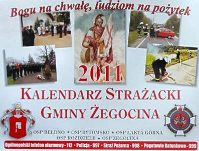 Kalendarz Straacki Gminy egocina na 2011 rok.