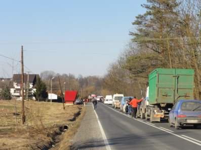 Wypadek drogowy w kcie Grnej - 09.03.2011.