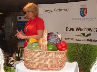 Pokaz kulinarny Ewy Wachowicz.