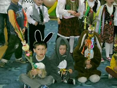Wielkanocne spotkanie w kieckim przedszkolu.