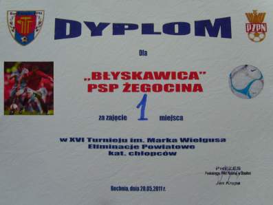 XVI Turniej im. Marka Wielgusa - Bochnia - 20.05.2011.