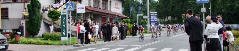 Karpacki Wycig Kurierw - kolarskipeleton w centrum egociny - 11.06.2011r.