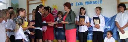 Zakoczenie roku szkolnego w PSP w Bytomsku.
