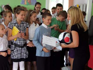 Zakoczenie roku szkolnego 2010/2011 w PSP w Bytomsku.