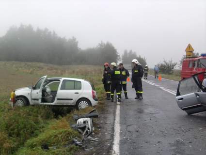 Wypadek drogowy w kcie Grnej - 20.09.2011 r.