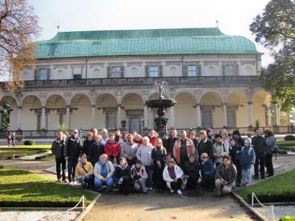 Uczestnicy wycieczki w Pradze.
