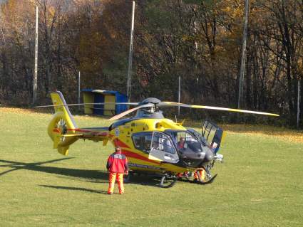 Eurocopter LPR ldowa w egocinie - 4.11.2011 r.