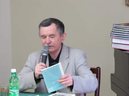 Jzef Baran na spotkaniu w Bochni.