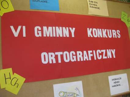 VI. Gminny Konkurs Ortograficzny w Rozdzielu - 24.05.2012 r.
