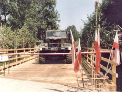 Most w Bytomsku zbudowany przez jednostk wojskow z Niska.