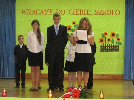 Inauguracja roku szkolnego 2012/2013 w Zespole Szk w kcie Grnej