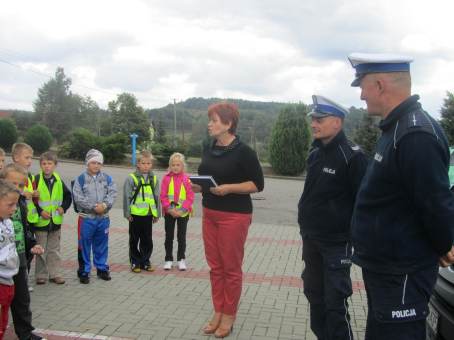 Spotkanie z policjantami WRD KPP w Bochni - PSP w Bytomsku - 18.09.2013. 