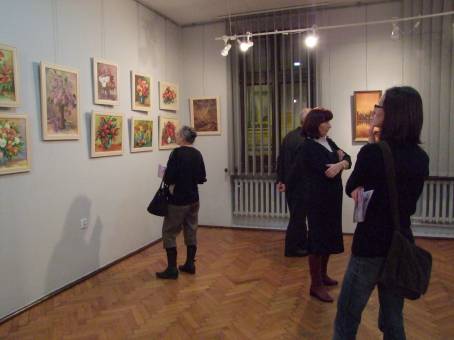 Wernisa wystawy malarstwa Teresy Mrugacz - Limanowa - 29.11.2013 r.