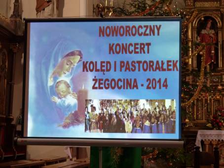 Noworoczny Koncert Kold i Pastoraek w egociskim kociele  -  26.01.2014 r.