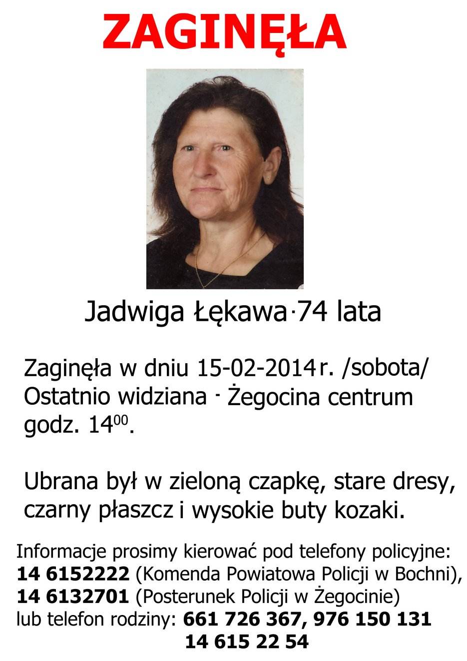Poszukiwana Jadwiga kawa.