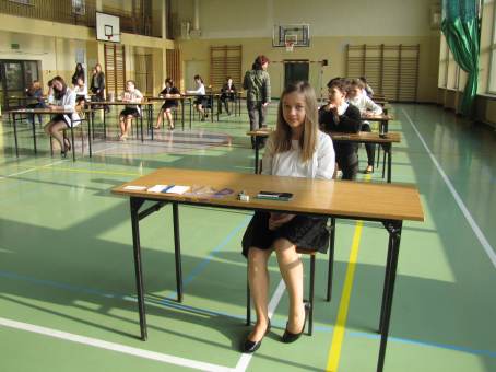 Egzamin szstoklasistw - PSP w egocinie - 01.04.2014 r.