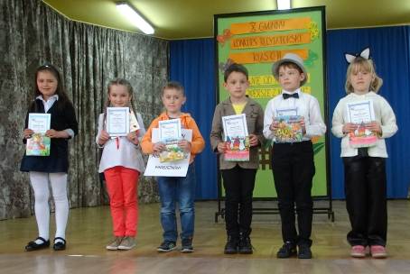  X. Gminny Konkurs Recytatorski uczniw klas 0 - III - 29.04.2015 r.