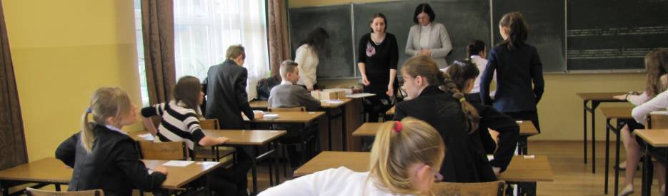Egzamin szstoklasistw - PSP w egocinie - 01.04.2015 r.