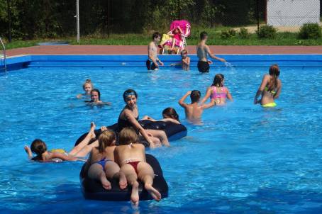 Na basenie w kcie Grnej - lato.2015 r.