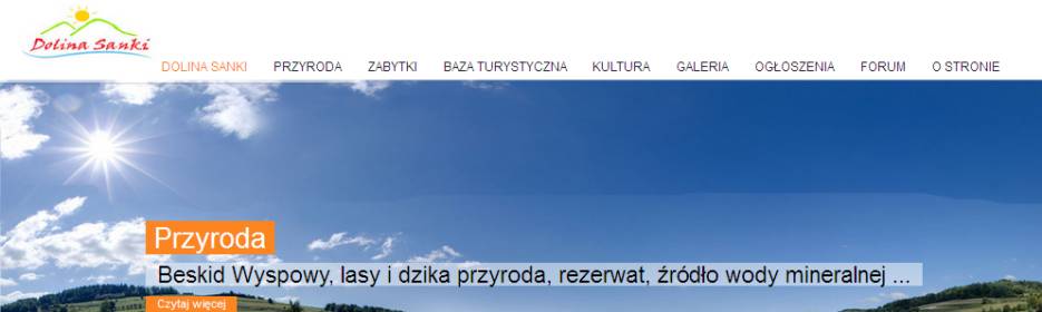 www.dolinasanki.pl - nowy portal.