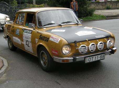 42. Sandor Istvan, Farkas Zoltan - Skoda 110L Rallye.