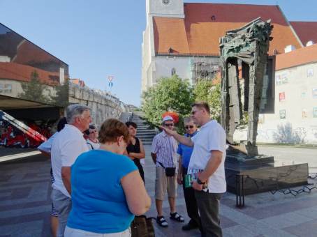 Delegacja z egociny z wizyt w Dunajskiej Stredzie - 25.28.08.2016 r.