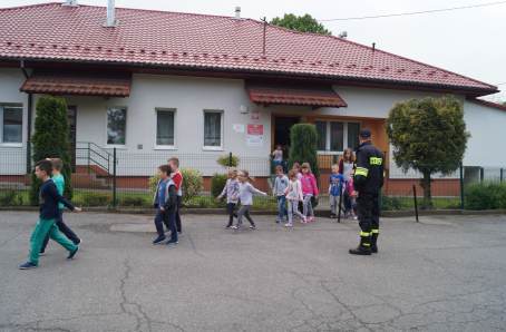 Straacy OSP egocina u przedszkolakw - 26.05.2017