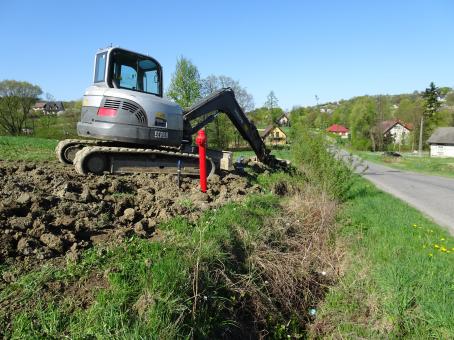 Rozbudowa kanalizacji w Żegocinie - 05.2018 r.