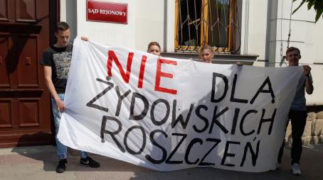 Rozprawa w sprawie żydowskich roszczeń w Żegocinie - 25.05.2018 r.