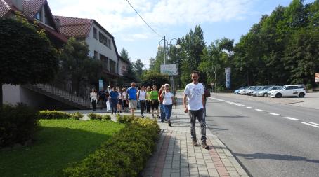 Wyjście grupy z Żegociny na Łaopusze Wschodnie - 22.07.2018