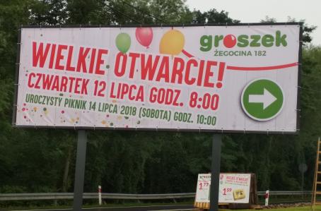 Otwarcie nowej placówki handlowej w Żegocinie - 12.07.2018 r.