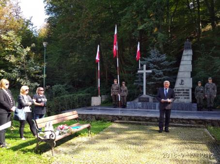 Gminna uroczystość z okazji 79. rocznicę agresji ZSRR na Polskę.