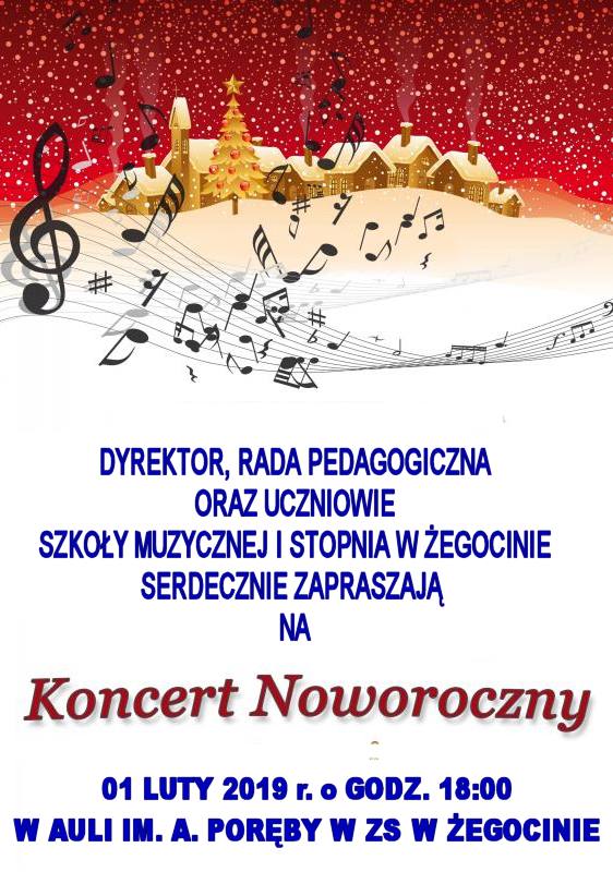 Zaproszenie na Koncert Noworoczny.